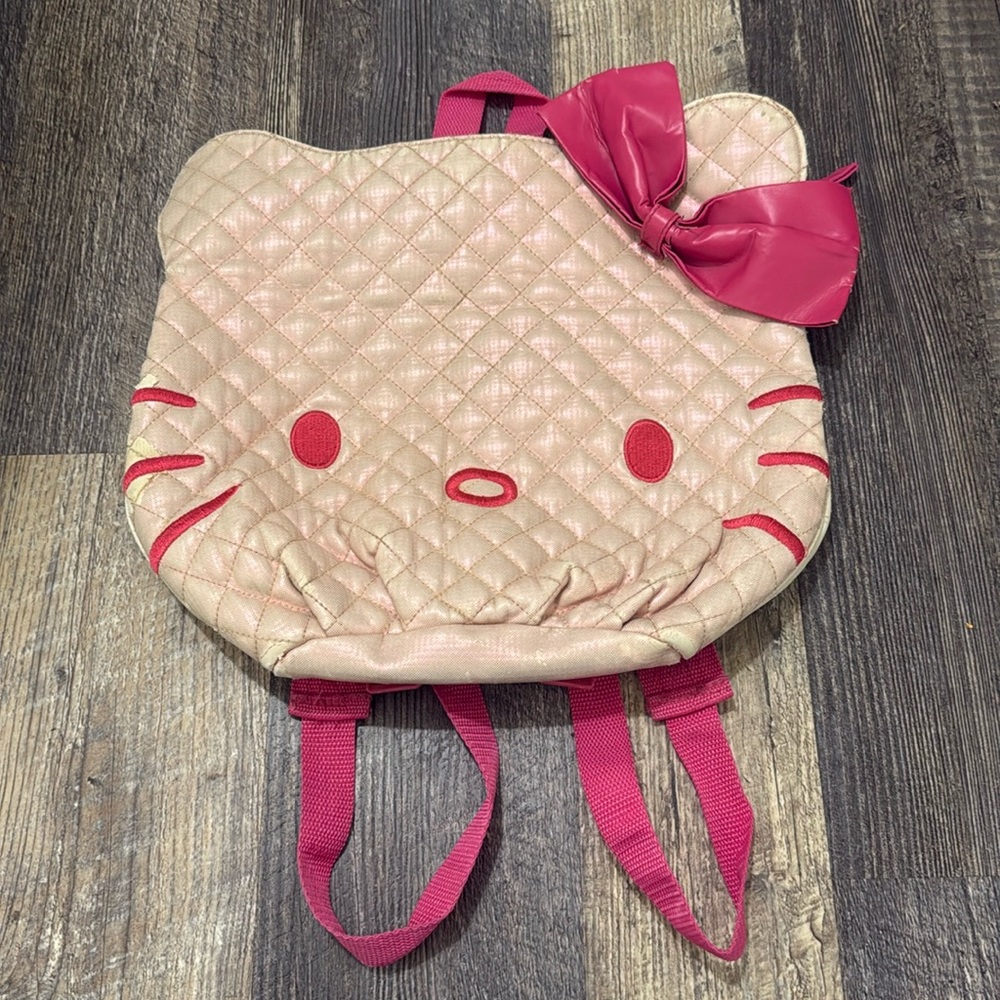 Hello Kitty Vintage 2012 Mini Backpack Bag Purse Pink